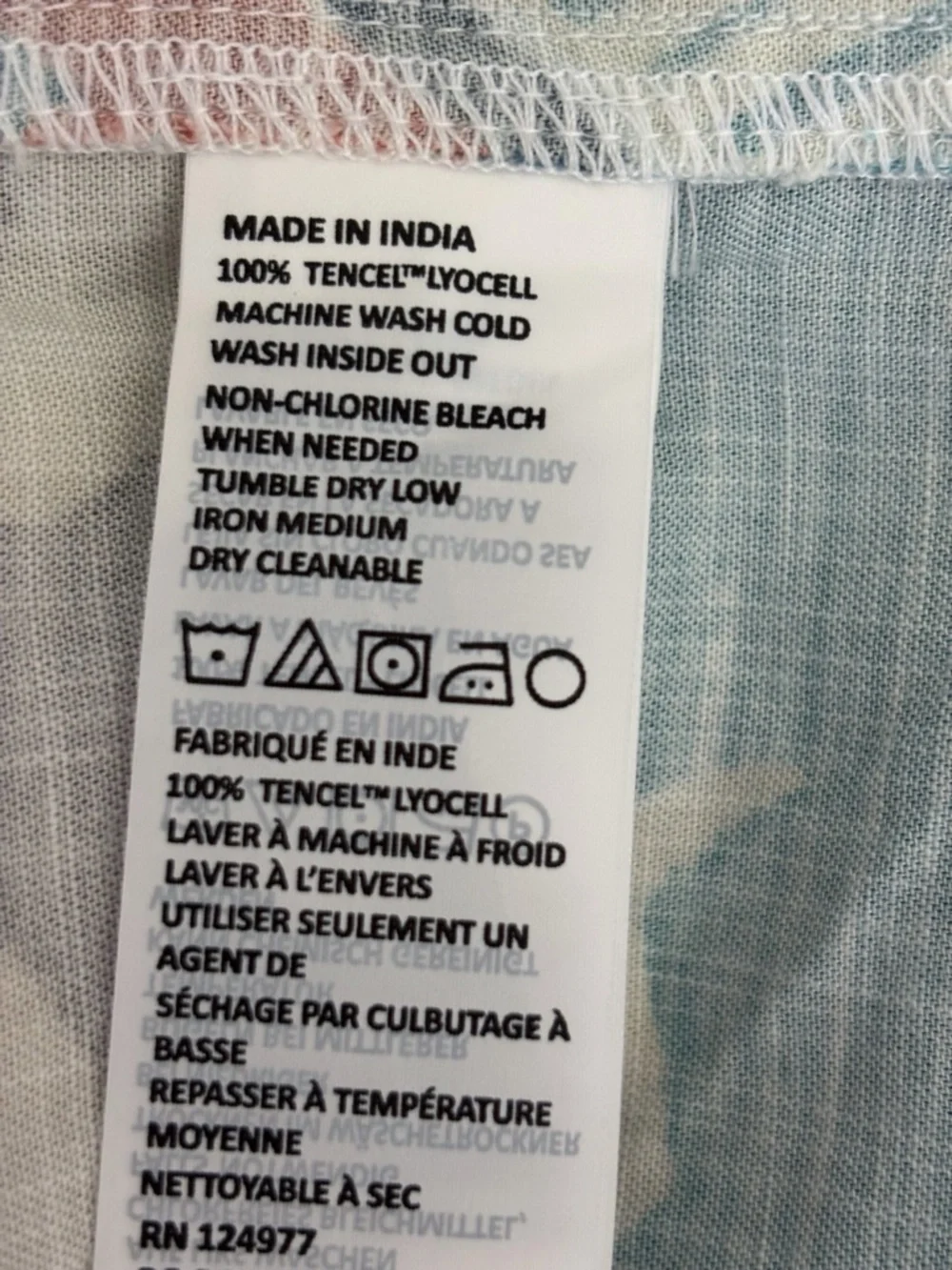 Prana McKenzie Tie Front Tank Top Large Atlantic Paloma Coastal Summer - Picture 7 of 7